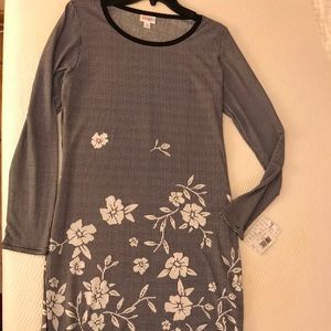LuLaRoe Debbie dress Blanc and Noir collection
